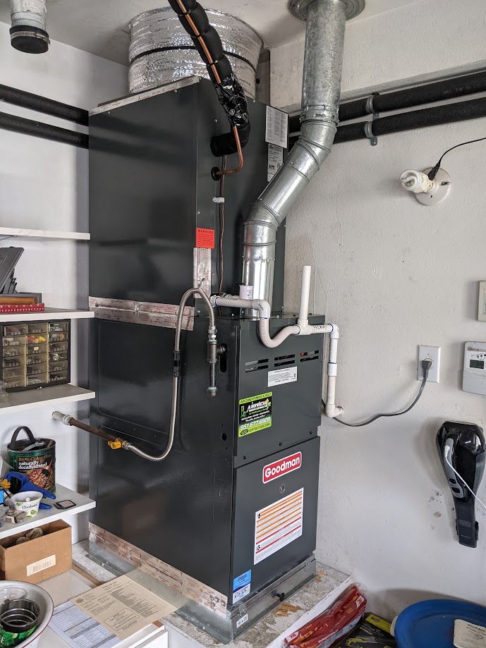 Garage High-Efficiency Furnace Installation | AirTight Air Inc. Garage high-efficiency furnace installation by AirTight Air in Murrieta, CA